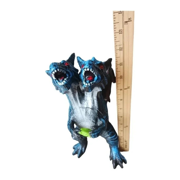 The blue dragon beast hard plastic with 2 heads with sound - Picture 6 of 7